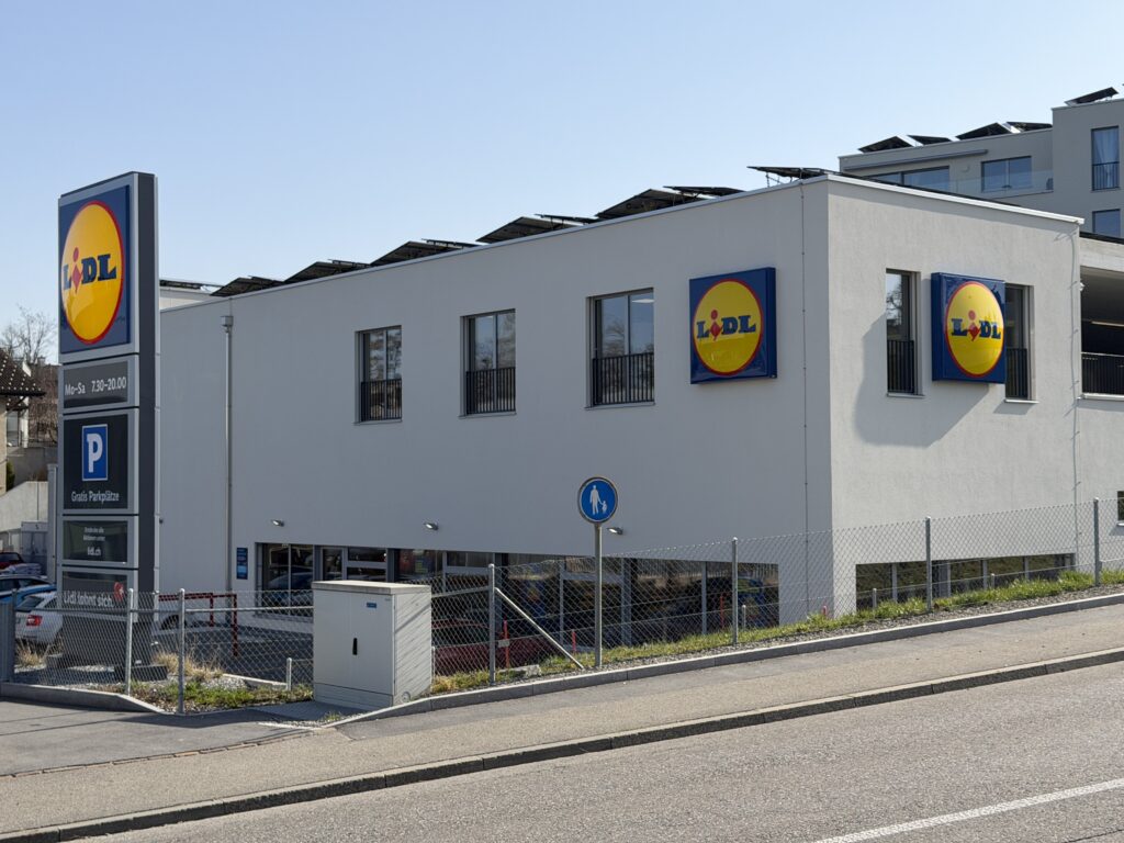 Lidl Samstagern Gewerbebau